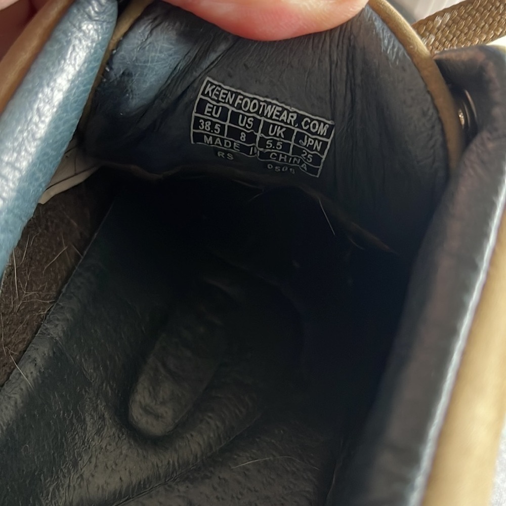 Keen Women Shoe Size 8 Brown Oxford Hiking Walking Sneakers - Picture 9 of 10